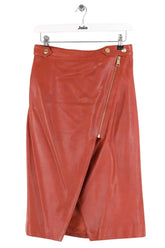 Jupe Vanessa Bruno Marron en Cuir, taille S - Seconde Main