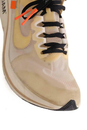 Baskets basses Off White Beige en Tissu