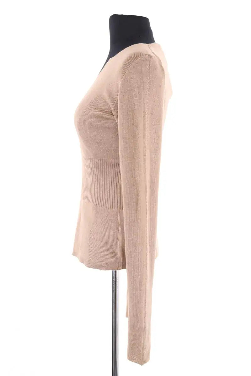 Top Prada Beige en Soie