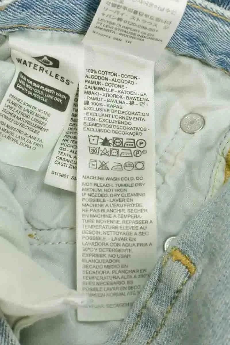 Bermuda Levi's Bleu en Coton