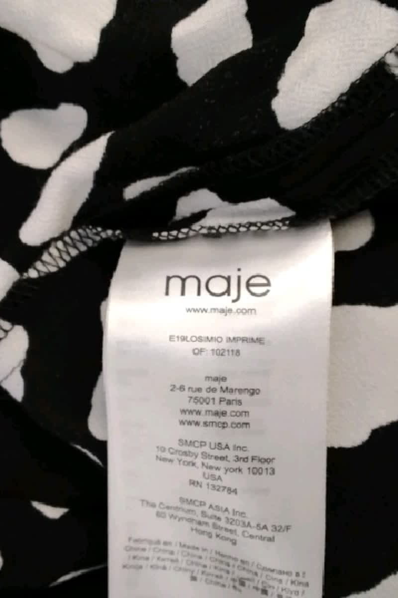Blouse Maje  Noir