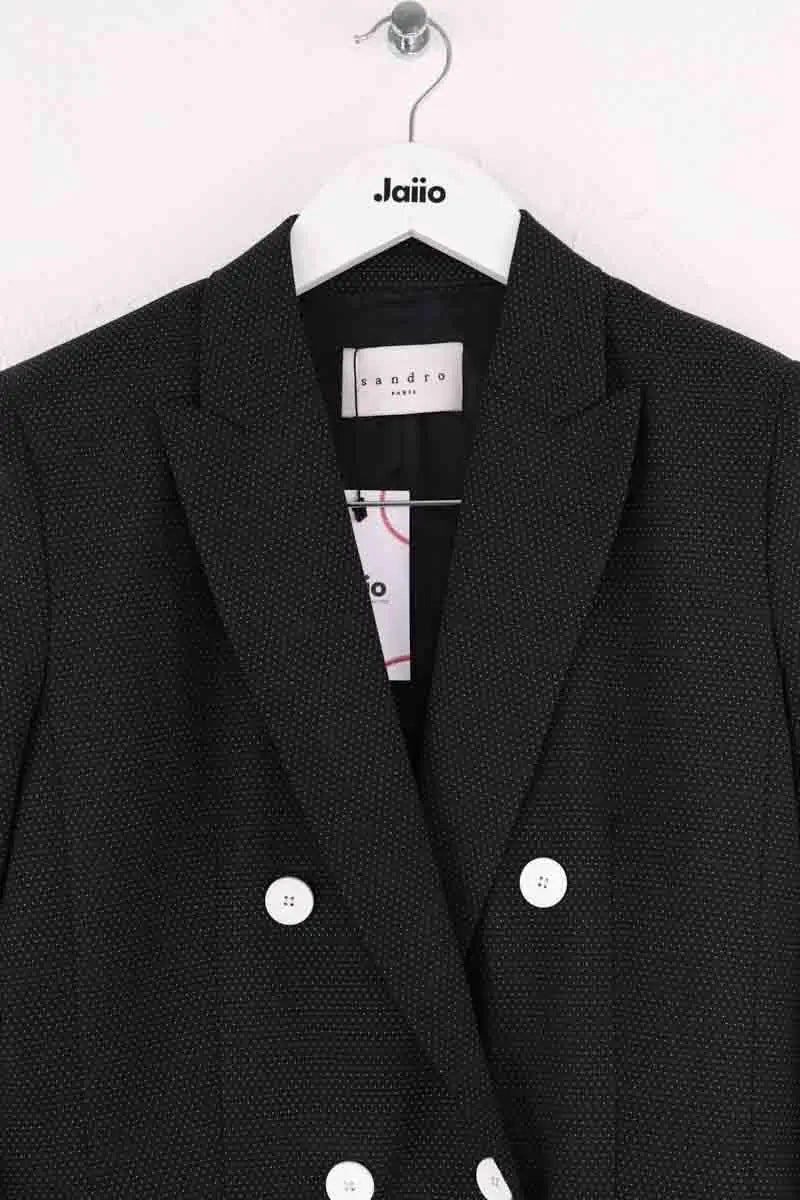 Blazer Sandro Noir en Synthétique