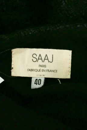Robe Saaj Noir en Laine
