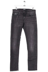 Jean droit Versace Anthracite en Coton, taille M - Seconde Main