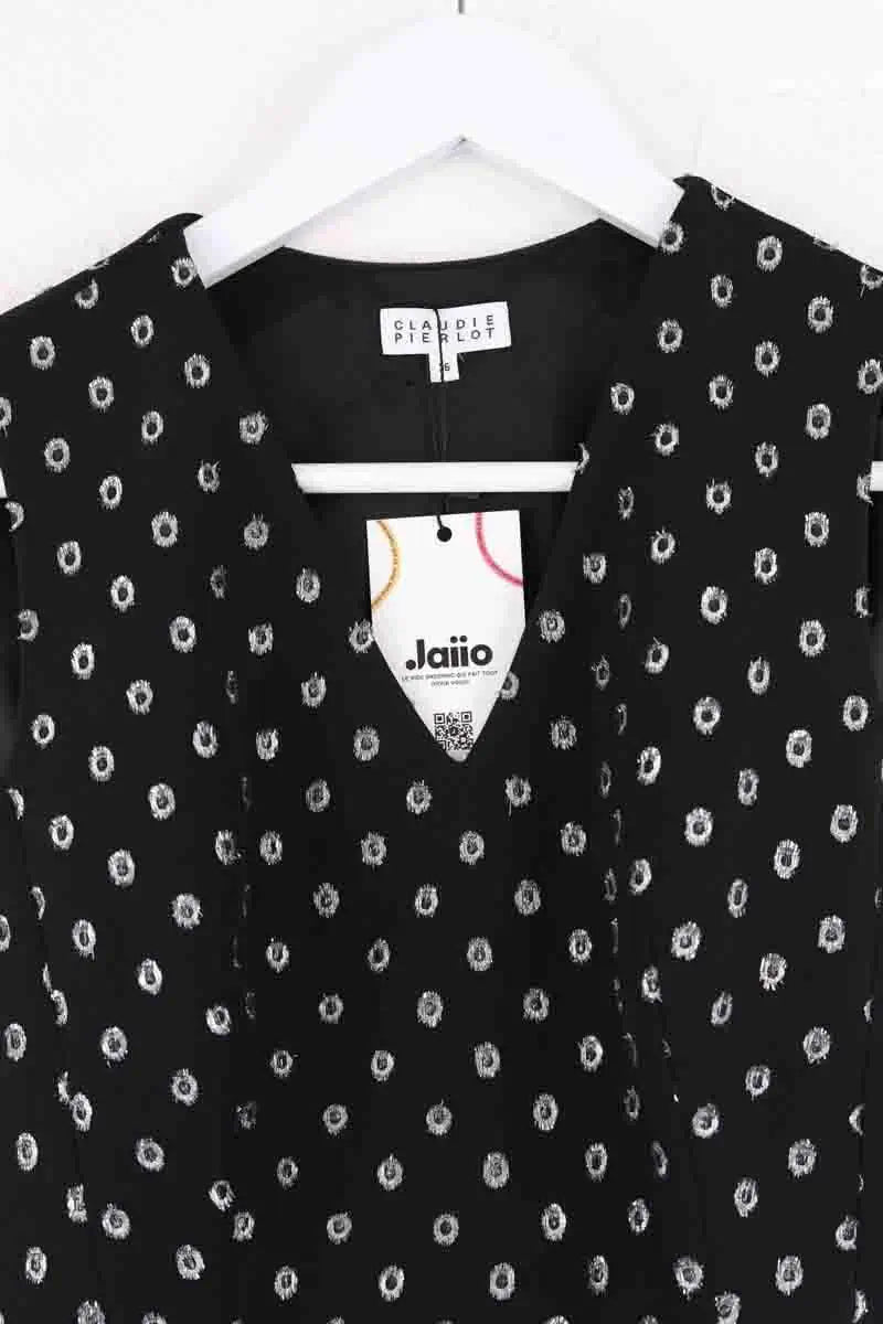 Robe Claudie Pierlot Noir en Soie