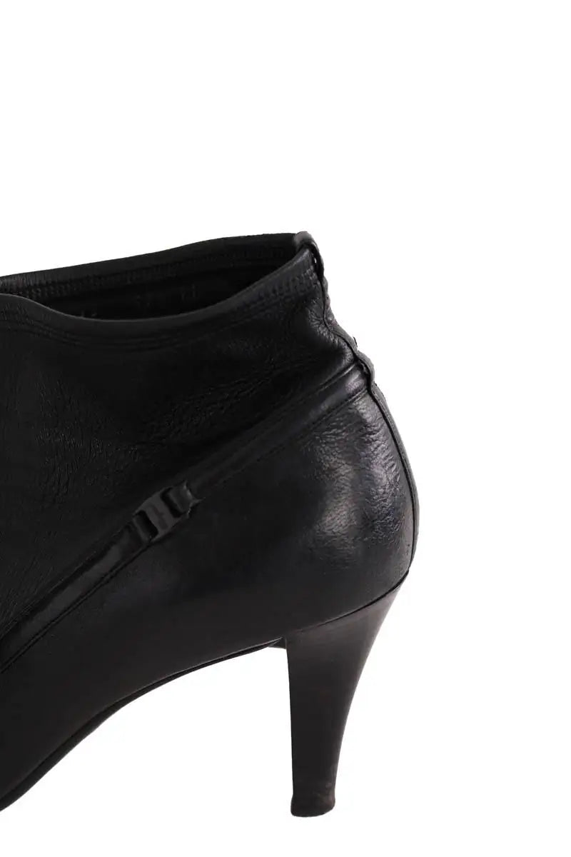 Boots Salvatore Ferragamo Noir en Cuir