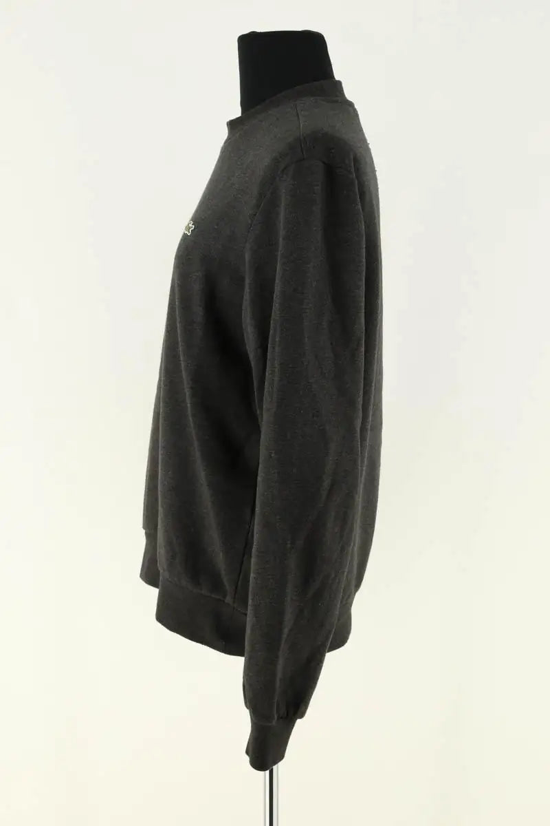 Pull Lacoste Anthracite en Coton