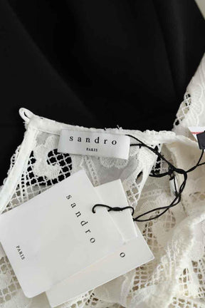 Mi-longueur Sandro  Blanc