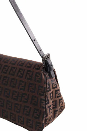 Sac porté épaule Fendi Marron en Synthétique