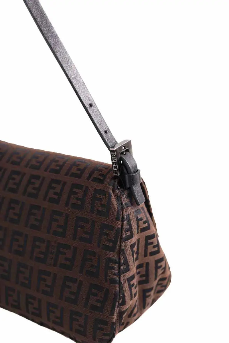 Sac porté épaule Fendi Marron en Synthétique