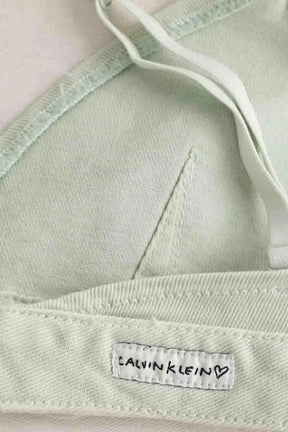 Soutien-gorge Calvin Klein Bleu en Coton - élasthanne