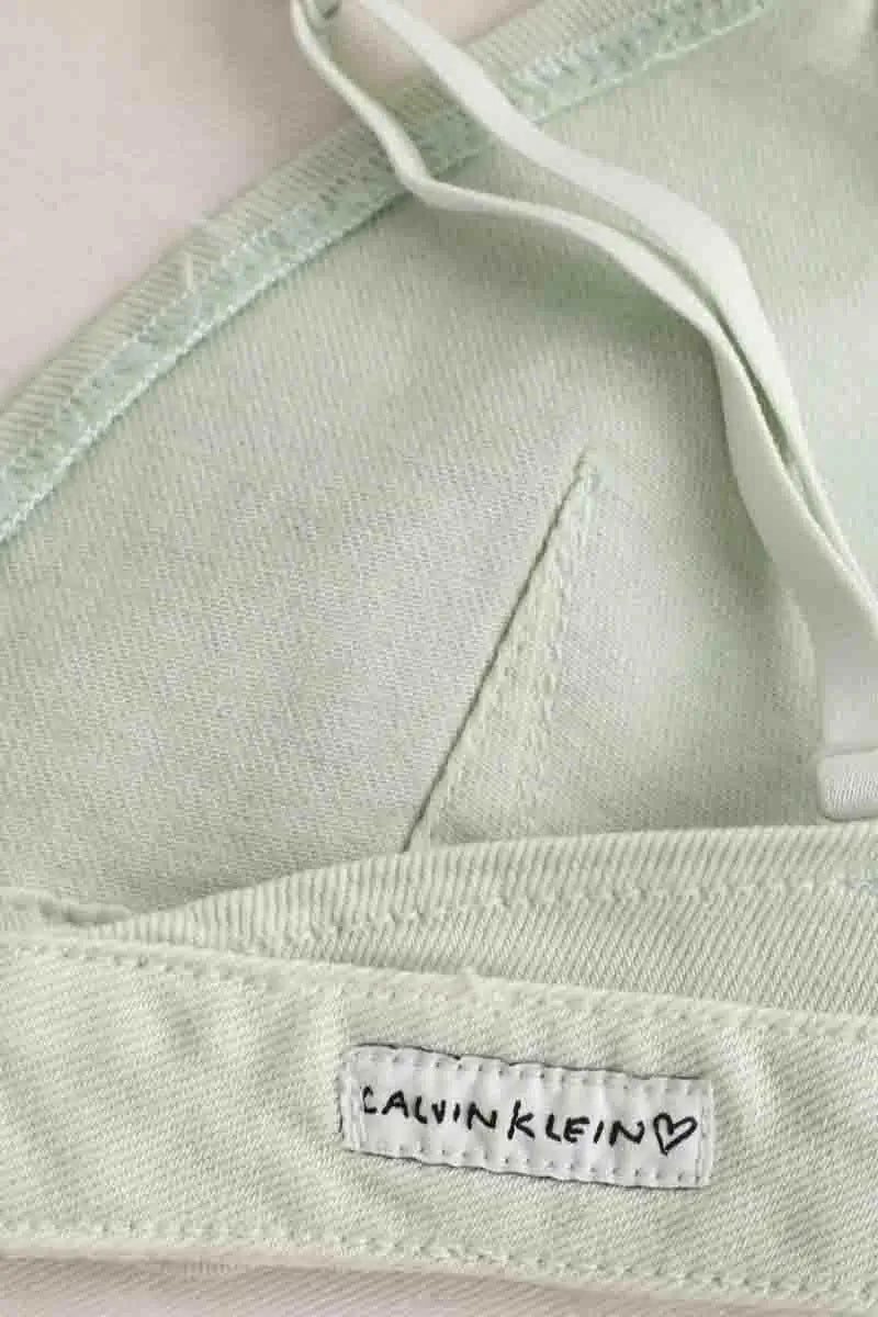 Soutien-gorge Calvin Klein Bleu en Coton - élasthanne