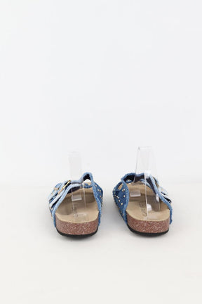 Mules Claris Virot  Bleu