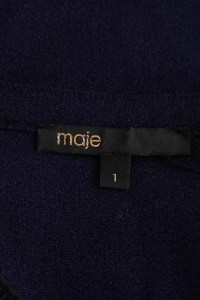 Blouse Maje Marine en Synthétique