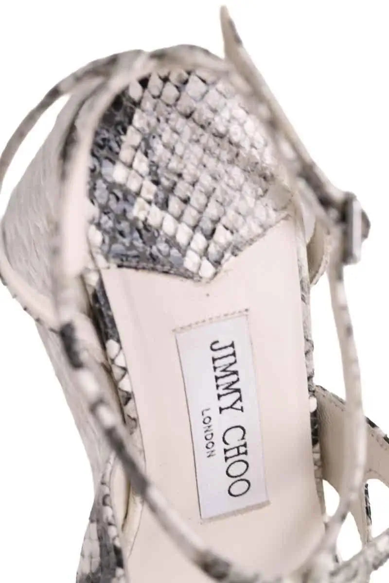 Sandales Jimmy Choo Blanc en Cuir