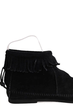Boots Minnetonka Noir en Daim