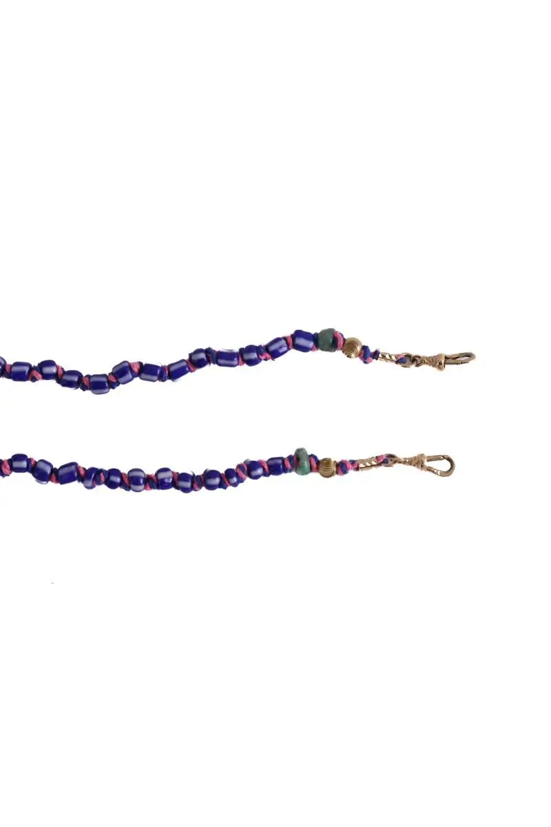 Collier Marie Lichtenberg Violet en Tissu