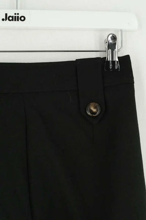 Pantalon large Sézane Noir en Synthétique