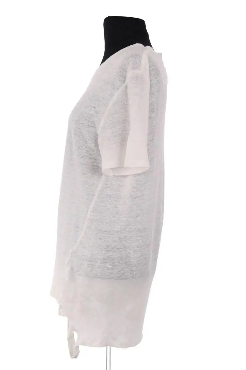 Top Iro Blanc en Lin