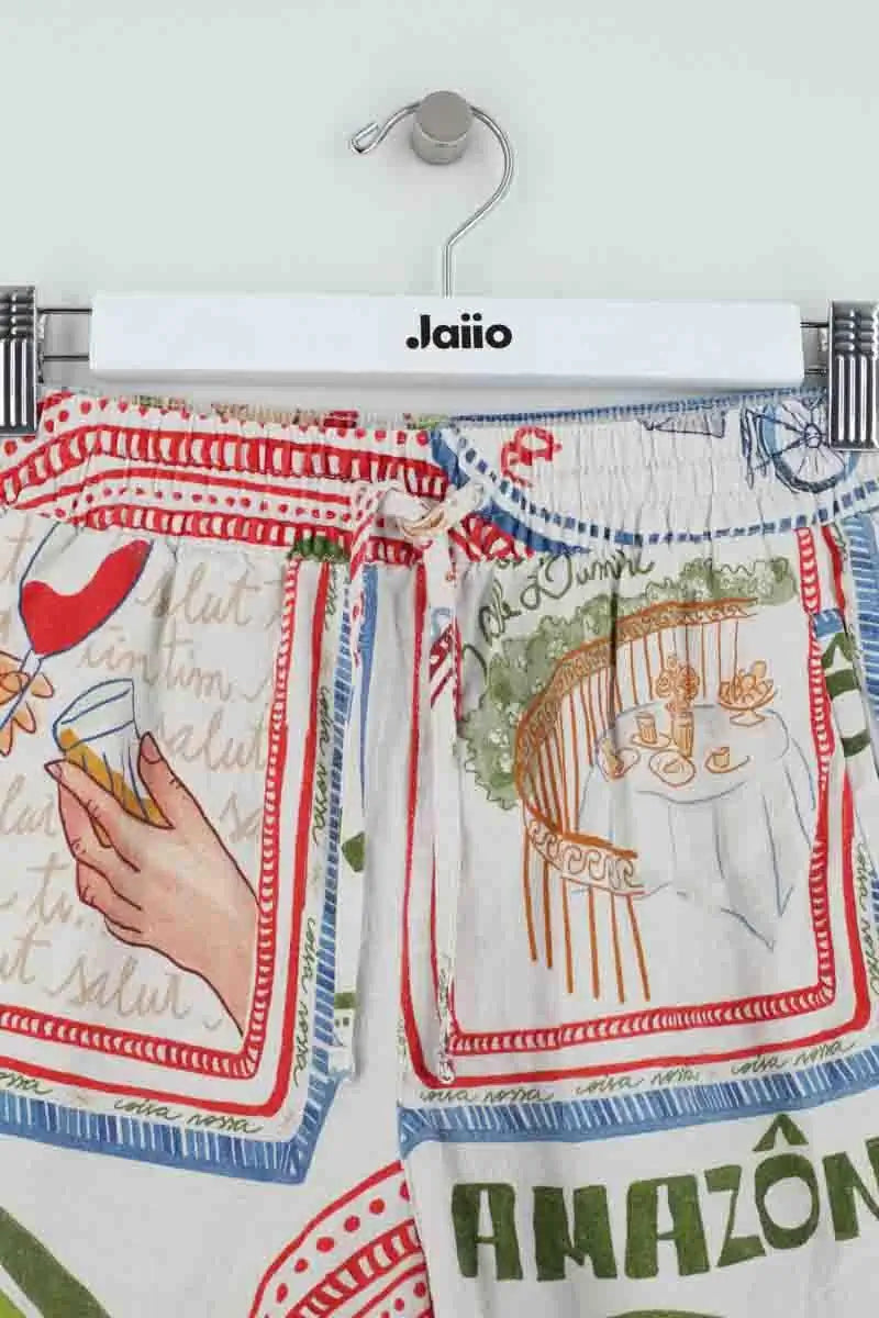 Mini short Sézane Multicolore en Synthétique