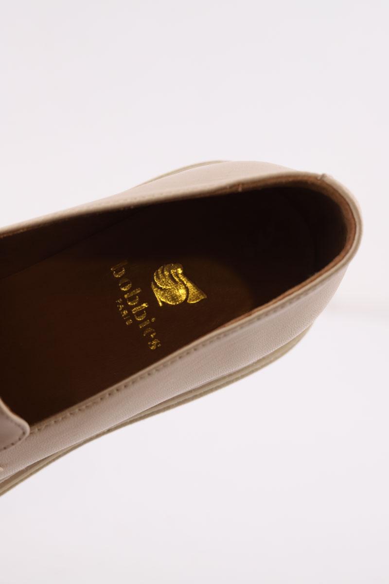 Mocassins bobbies  Blanc