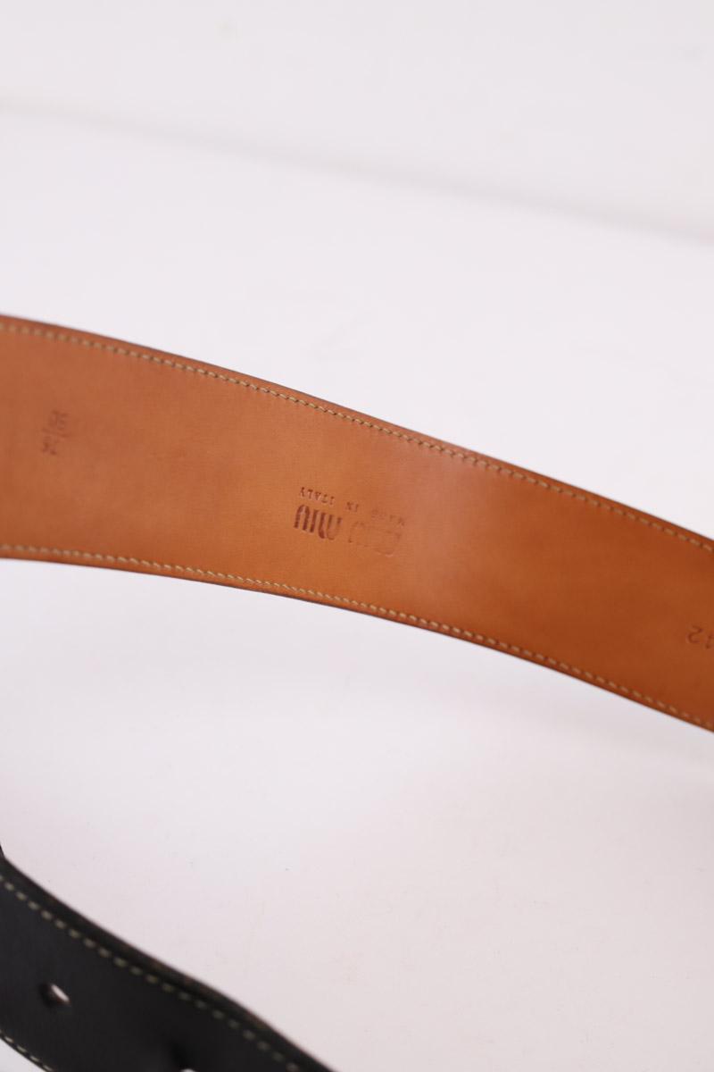 Ceinture Miu Miu  Noir