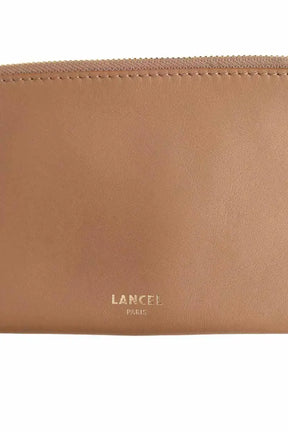 Pochette Lancel Beige en Cuir