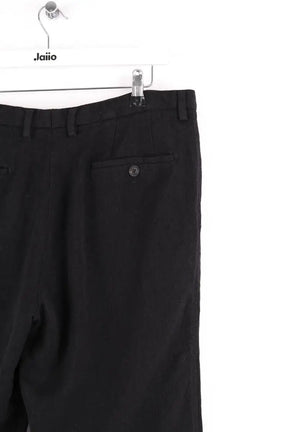 Pantalon droit Hugo Boss Noir en Laine