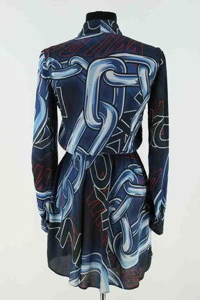 Robe Pinko Bleu en Viscose
