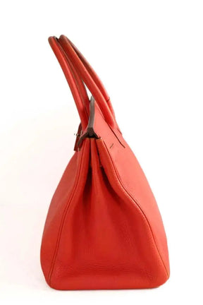 Sac à main Hermès Rouge en Cuir