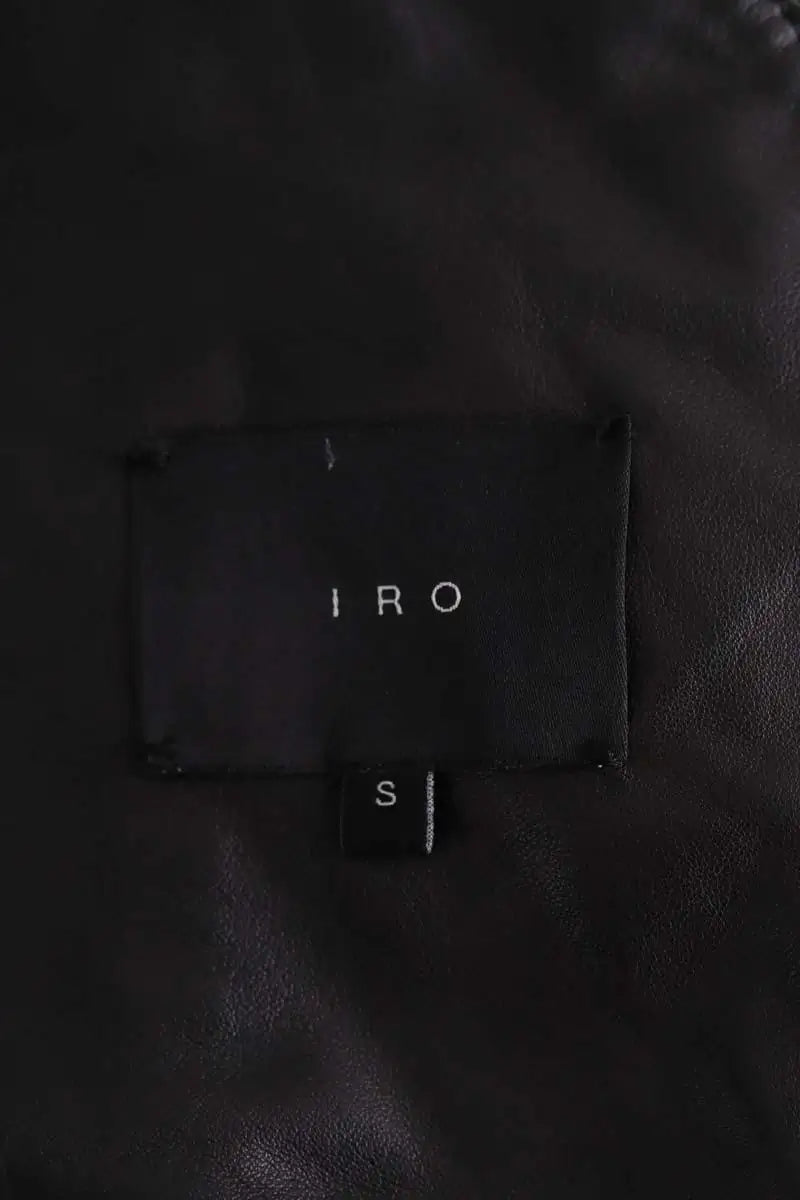 Veste Iro Noir en Cuir