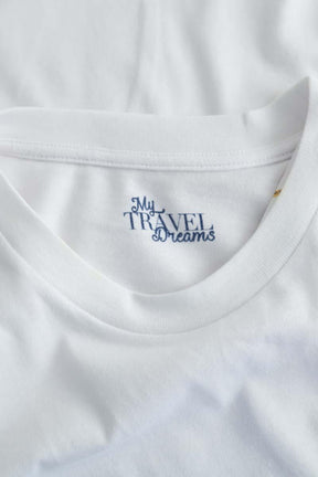 T-shirts My Travel Dreams  Blanc