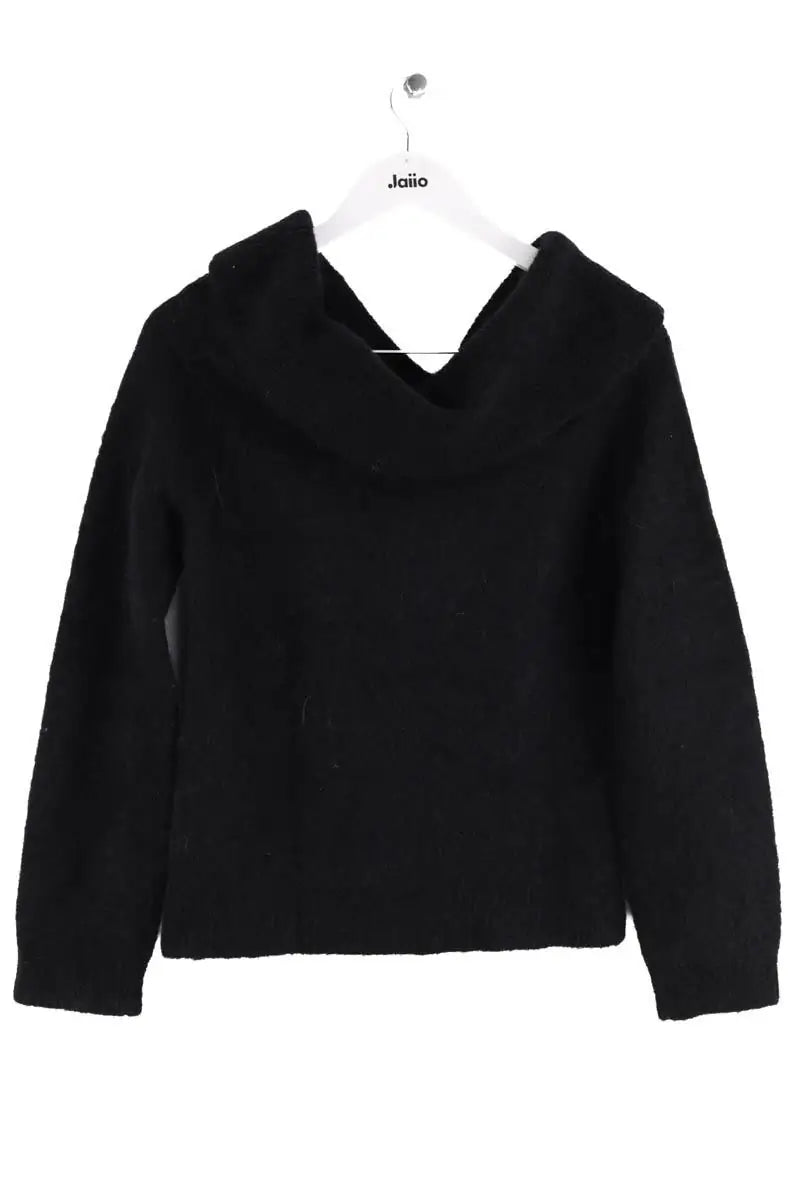Pull Sézane Noir en Laine
