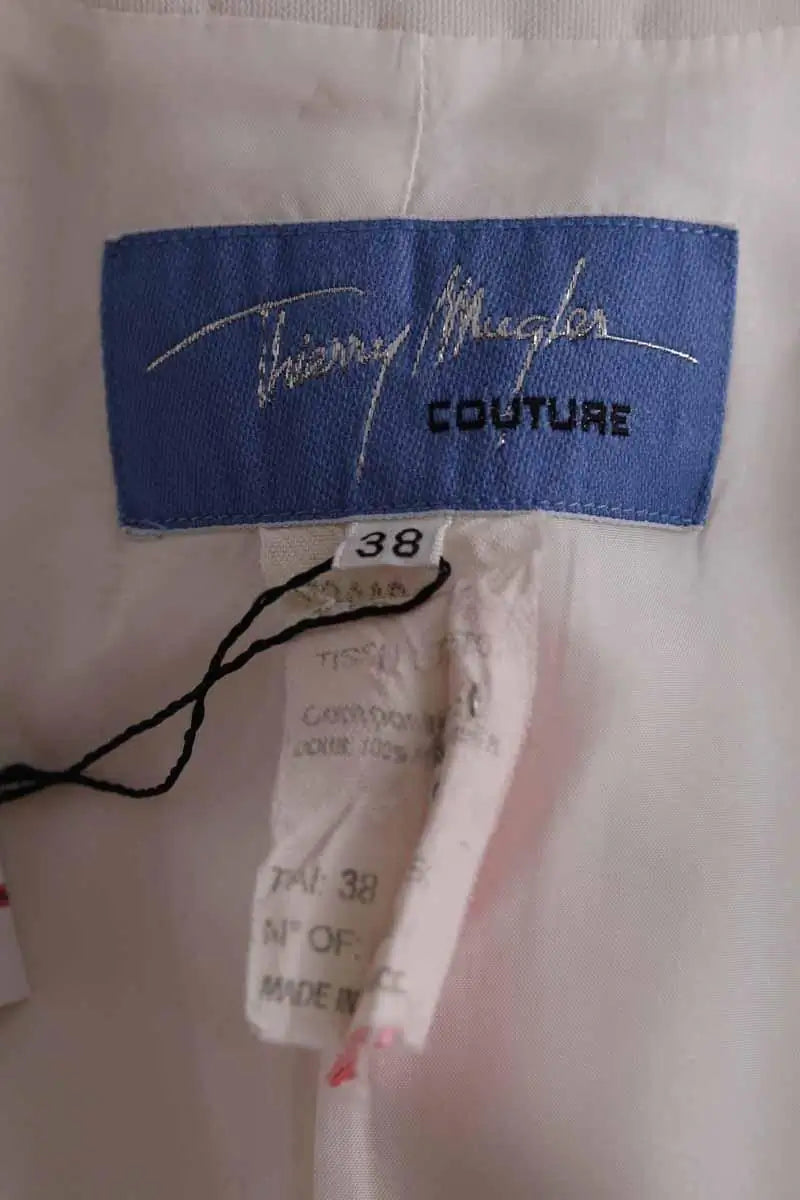 Veste Thierry Mugler Blanc en Synthétique