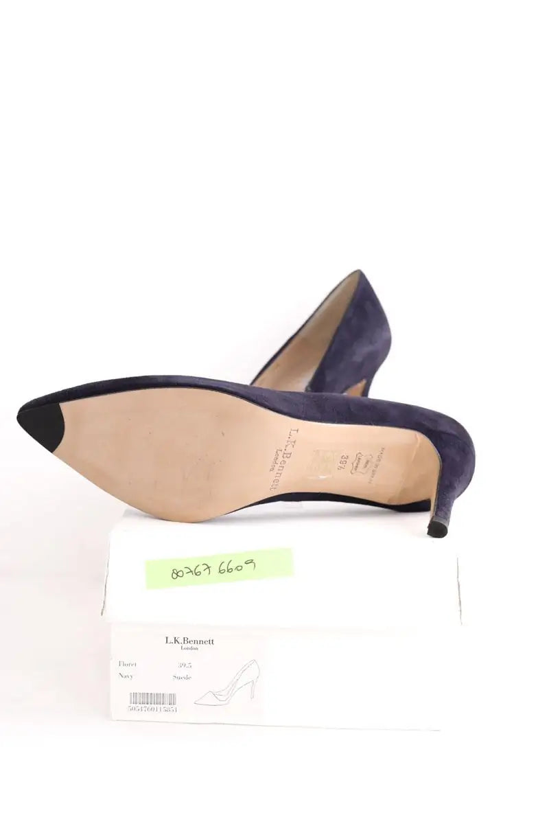 Talons LK Bennett Floret Marine en Daim