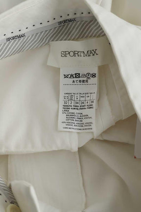 Droit Sportmax  Blanc