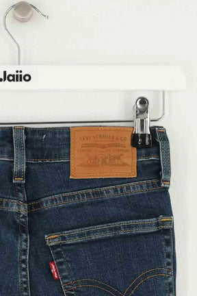 Jean slim W23 L28 Levi's 721 Bleu en Coton