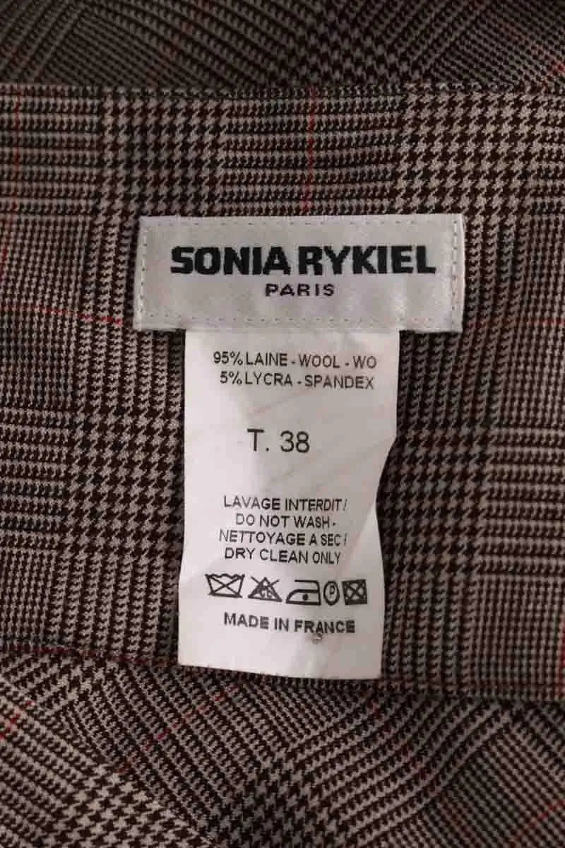 Jupe Sonia Rykiel Gris en Laine