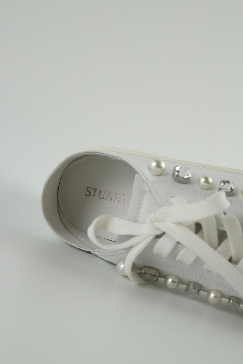 Baskets Stuart Weitzman  Blanc