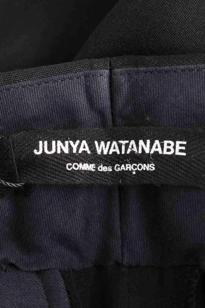 Pantalon droit Junya Watanabe Noir en Laine