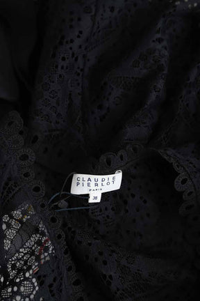 Mi-longueur Claudie Pierlot  Noir