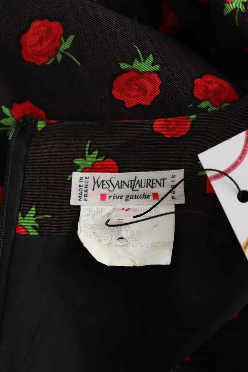 Mi-longueur Saint Laurent  Noir