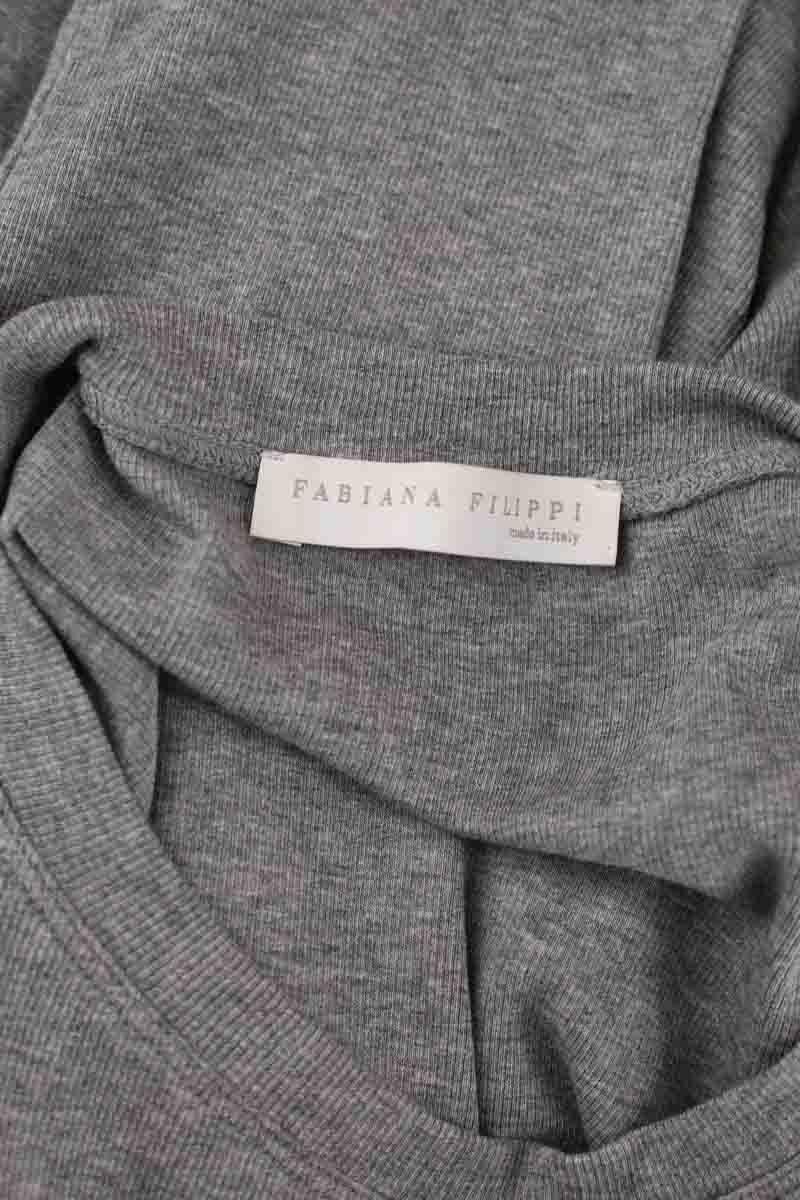 Top Fabiana Filippi  Gris