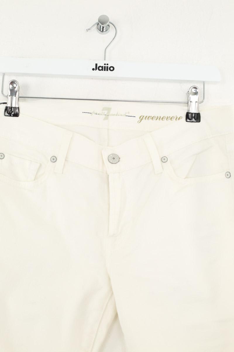 Slim 7 For All Mankind  Blanc