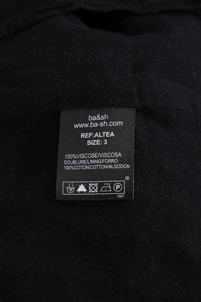 Robe Ba&Sh Altea Noir en Synthétique