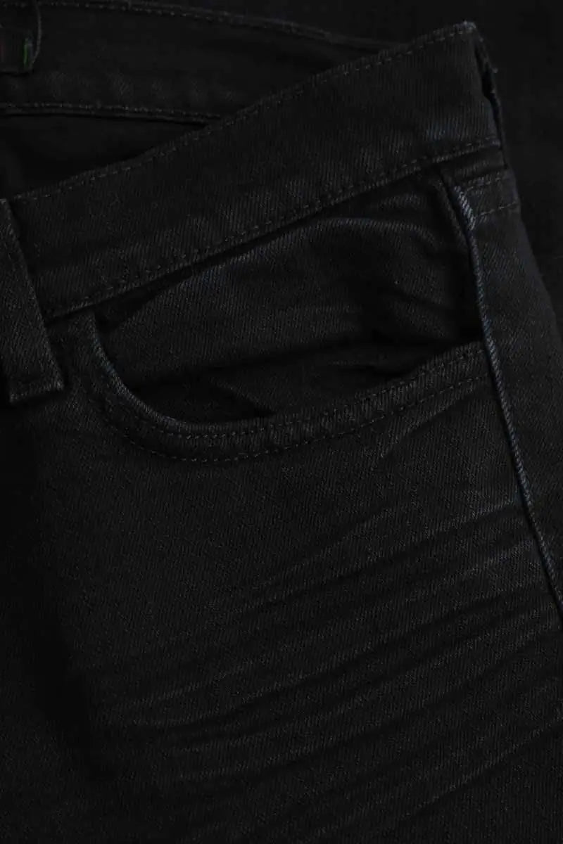 Jean droit J Brand Noir en Coton