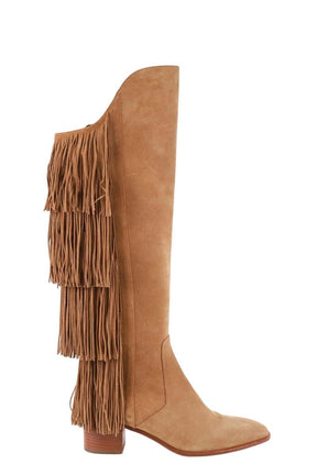 Bottes Christian Louboutin  Marron