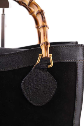 Sacs à main Gucci Vintage Bamboo Noir