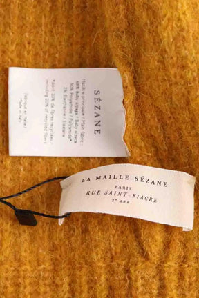 Bonnet Sézane Jaune en Laine
