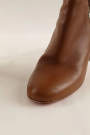 Boots Christian Louboutin Camel en Cuir